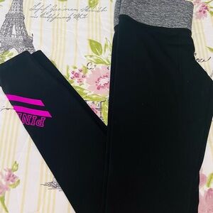 Pink VS Leggings Xtra Small